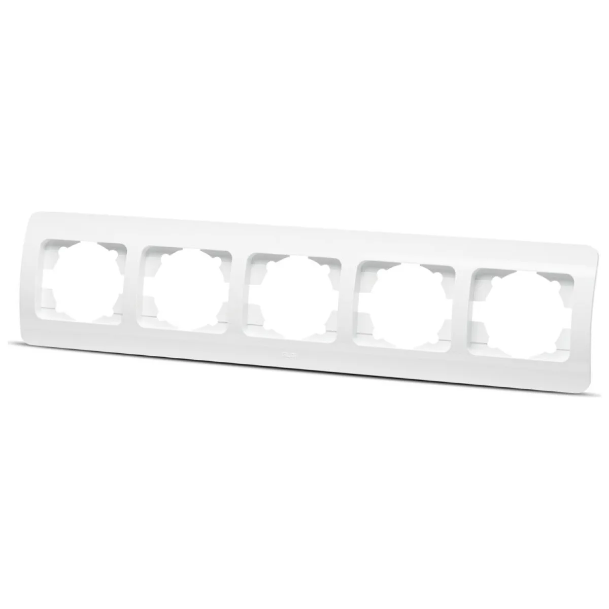 Rama 5 posturi alb Jazz - Elbi, ornament plastic 5 module