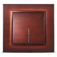 Intrerupator simplu 10A cu indicator LED mahon Zena - Elbi