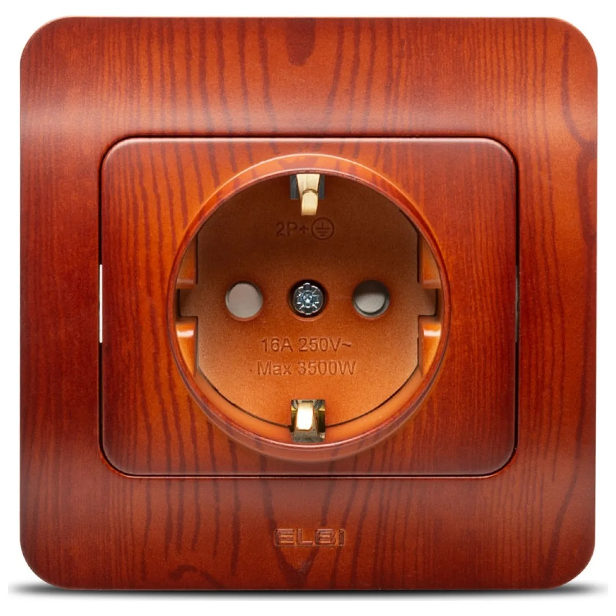 Priza Schuko 16A cu protectie copii, cires, gama Jazz