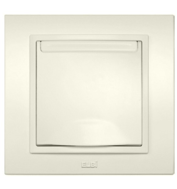 Priza Schuko cu capac 16A crem, gama Zena - ELBI