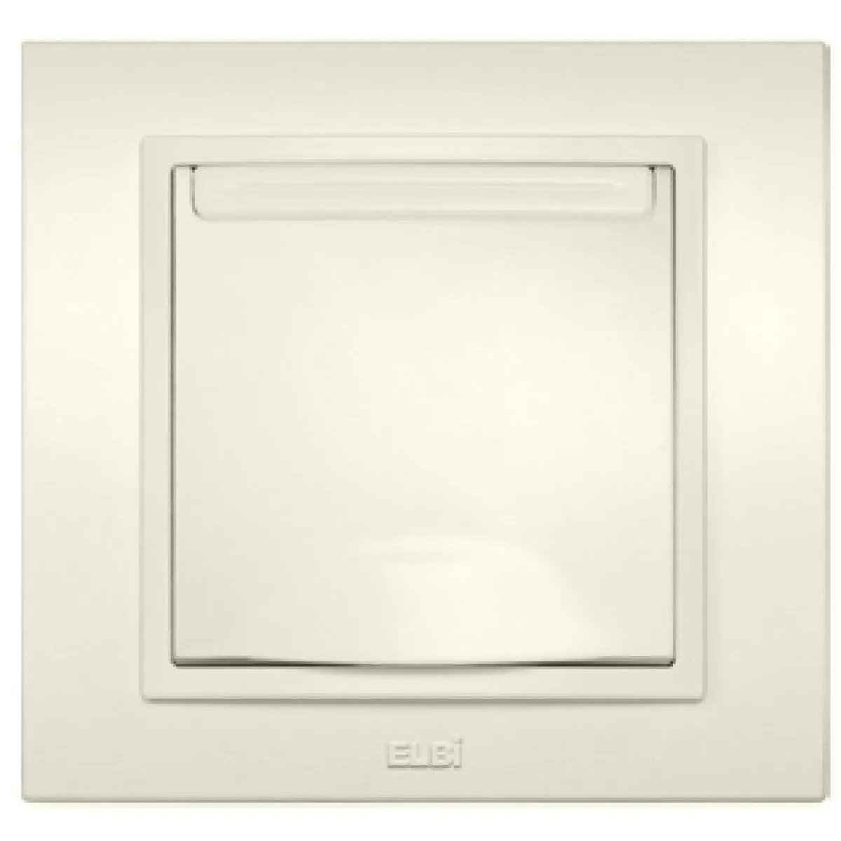 Priza Schuko cu capac 16A crem, gama Zena - ELBI