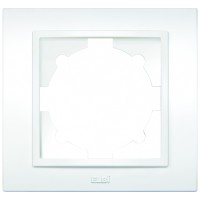 Rama ornament 1 post alb, gama Zena - Elbi