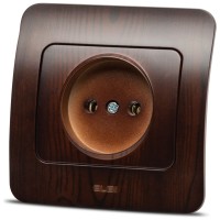 Priza fara contact de protectie 16A nuc inchis Jazz - Elbi