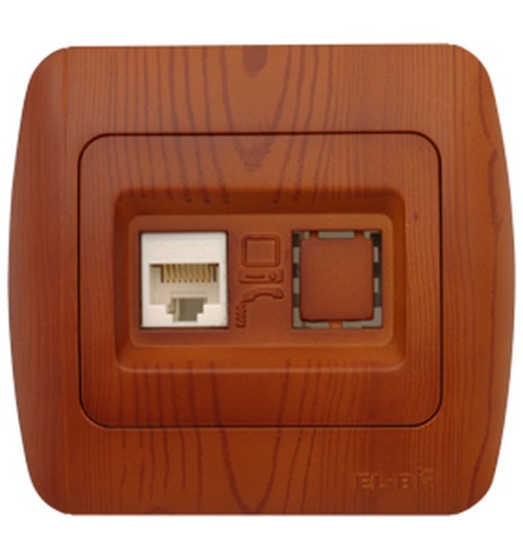 Priza date 1xRJ45 Cat6e cires Zirve - retea internet