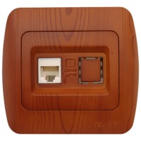 Priza date 1xRJ45 Cat6e cires Zirve - retea internet