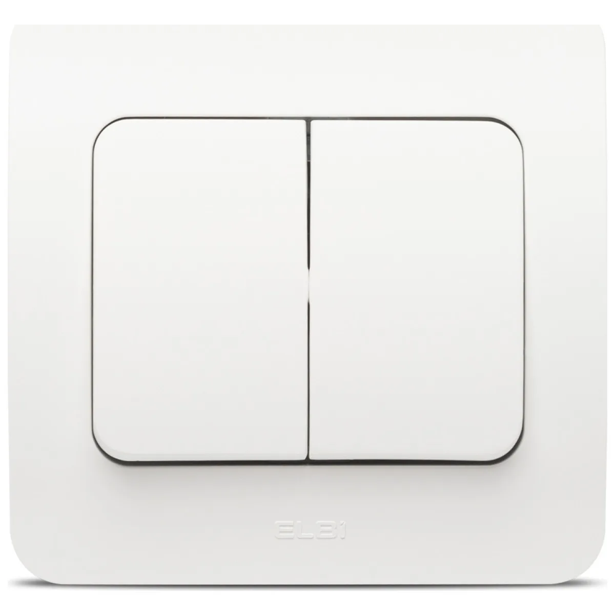 Comutator 10A alb mat Jazz Elbi, montaj ingropat
