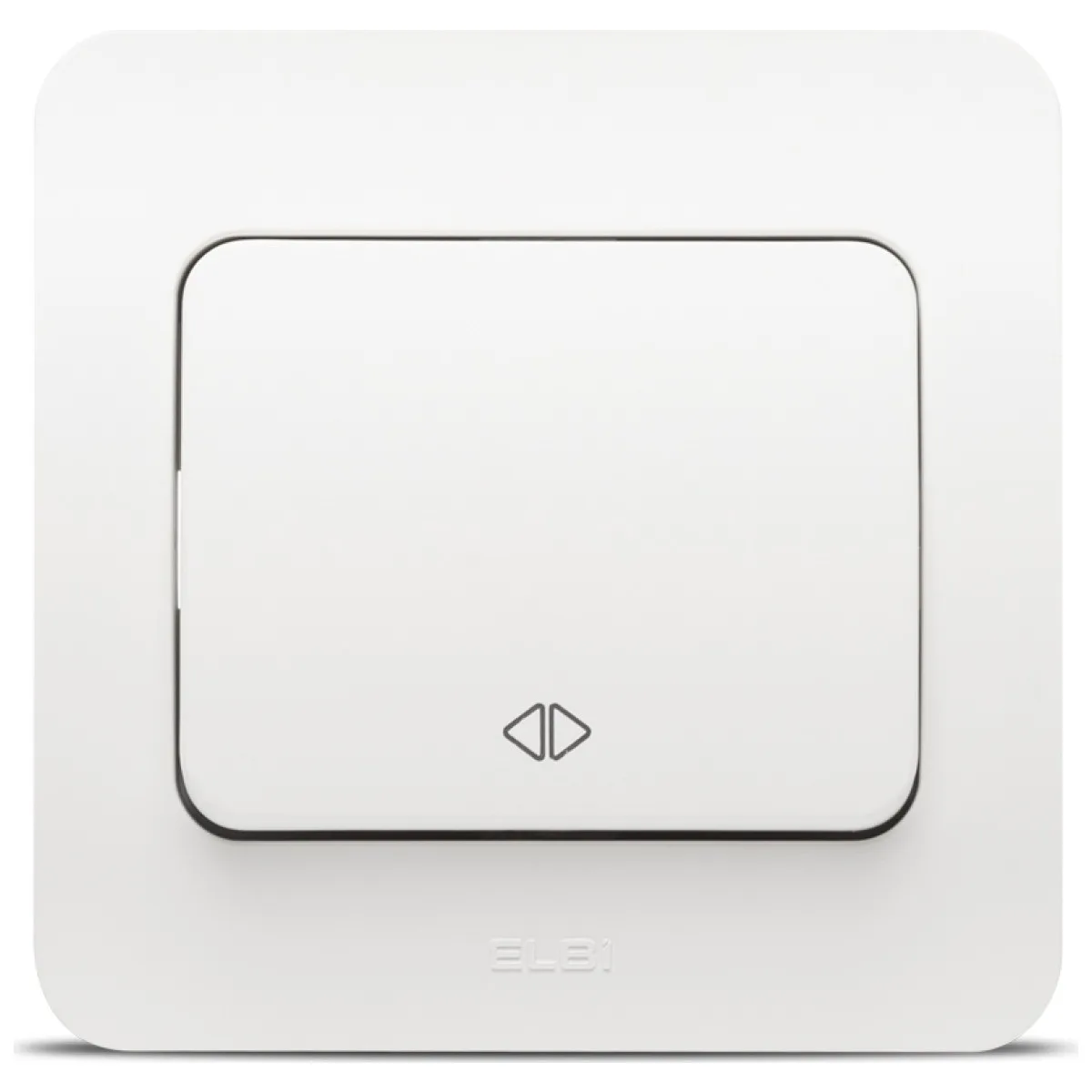 Intrerupator cruce 10A alb mat Jazz Elbi pentru comanda din 3 puncte