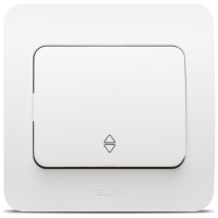 Intrerupator cap scara 10A alb mat Jazz Elbi