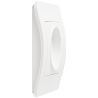 Priza fara contact de protectie 16A alb mat Jazz Elbi - ambalaj