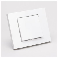 Intrerupator simplu 10A alb Grano - Ovivo - vedere laterala