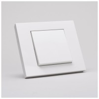 Intrerupator simplu 10A alb Grano - Ovivo - detaliu
