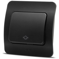 Intrerupator sonerie 10A negru mat Jazz Elbi