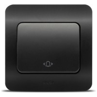 Intrerupator sonerie 10A negru mat Jazz Elbi - detaliu