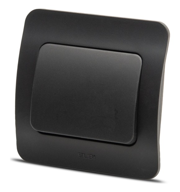 Intrerupator simplu 10A negru mat Jazz - Elbi
