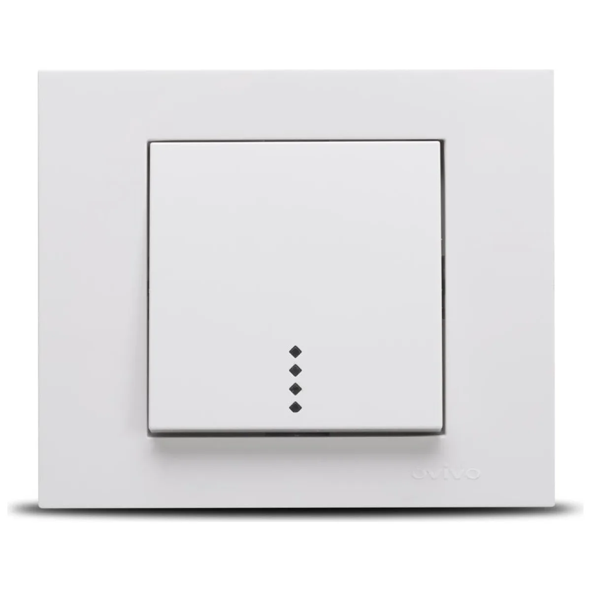 Intrerupator simplu 10A cu LED alb Grano - Ovivo