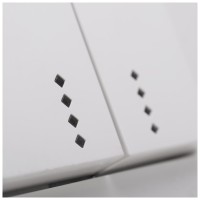 Comutator 10A cu LED, alb, gama Grano - Ovivo - ambalaj
