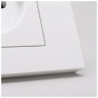 Priza fara contact de protectie 16A alb Grano - Ovivo - ambalaj