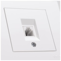 Priza telefon alb Grano Ovivo, montaj ingropat RJ11 - ambalaj