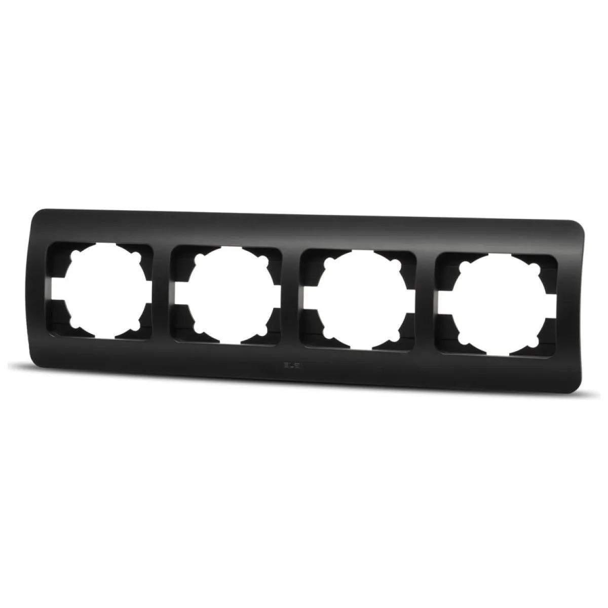 Rama 4 posturi negru mat Jazz - ornament 4 module