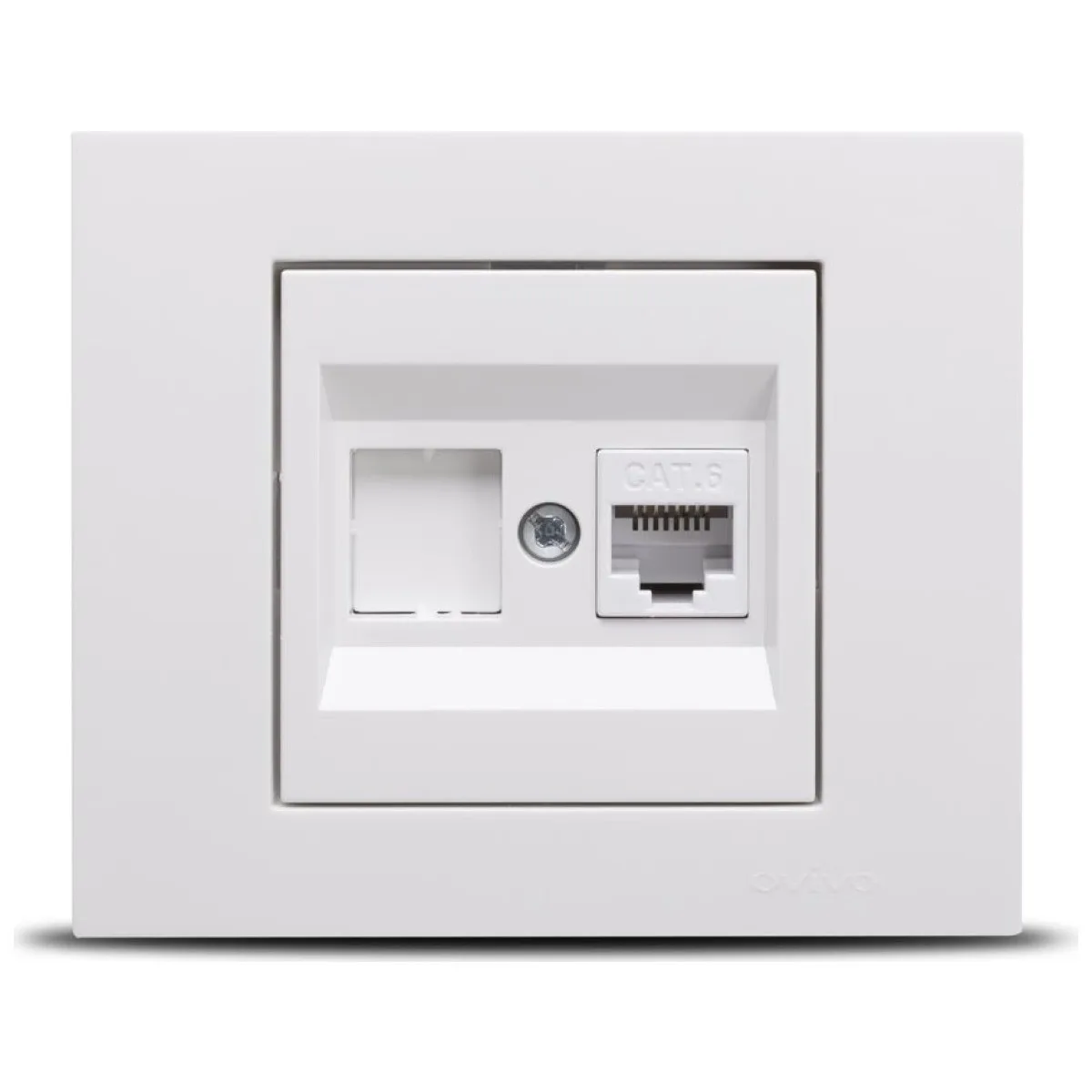 Priza date RJ45 Cat6 UTP alb Grano - Ovivo
