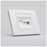 Priza date RJ45 Cat6 UTP alb Grano - Ovivo - detaliu