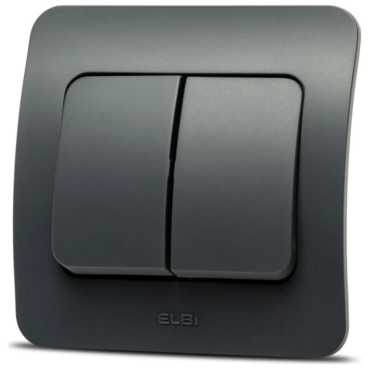 Comutator 10A antracit Jazz, montaj ingropat - Elbi