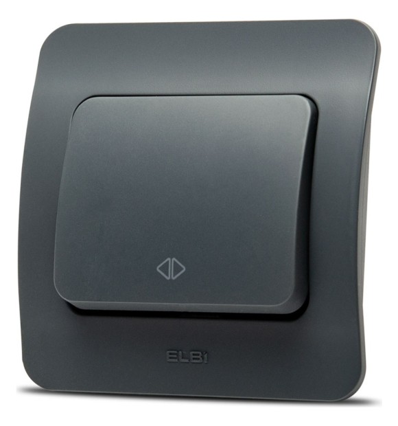 Intrerupator cruce 10A antracit, gama Jazz