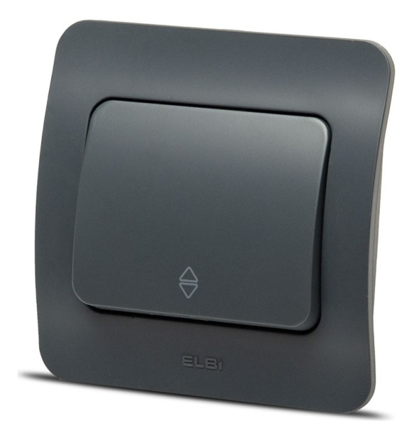 Intrerupator cap scara 10A antracit Jazz Elbi