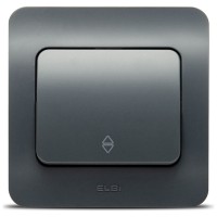 Intrerupator cap scara 10A antracit Jazz Elbi - detaliu