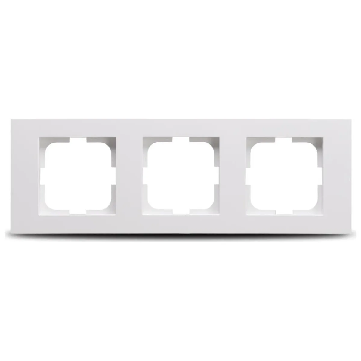 Rama tripla 3 posturi alb Grano - Ovivo, ornament modular