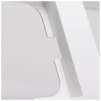 Rama tripla 3 posturi alb Grano - Ovivo, ornament modular - ambalaj