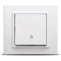 Intrerupator sonerie 10A alb, gama Mina - Ovivo