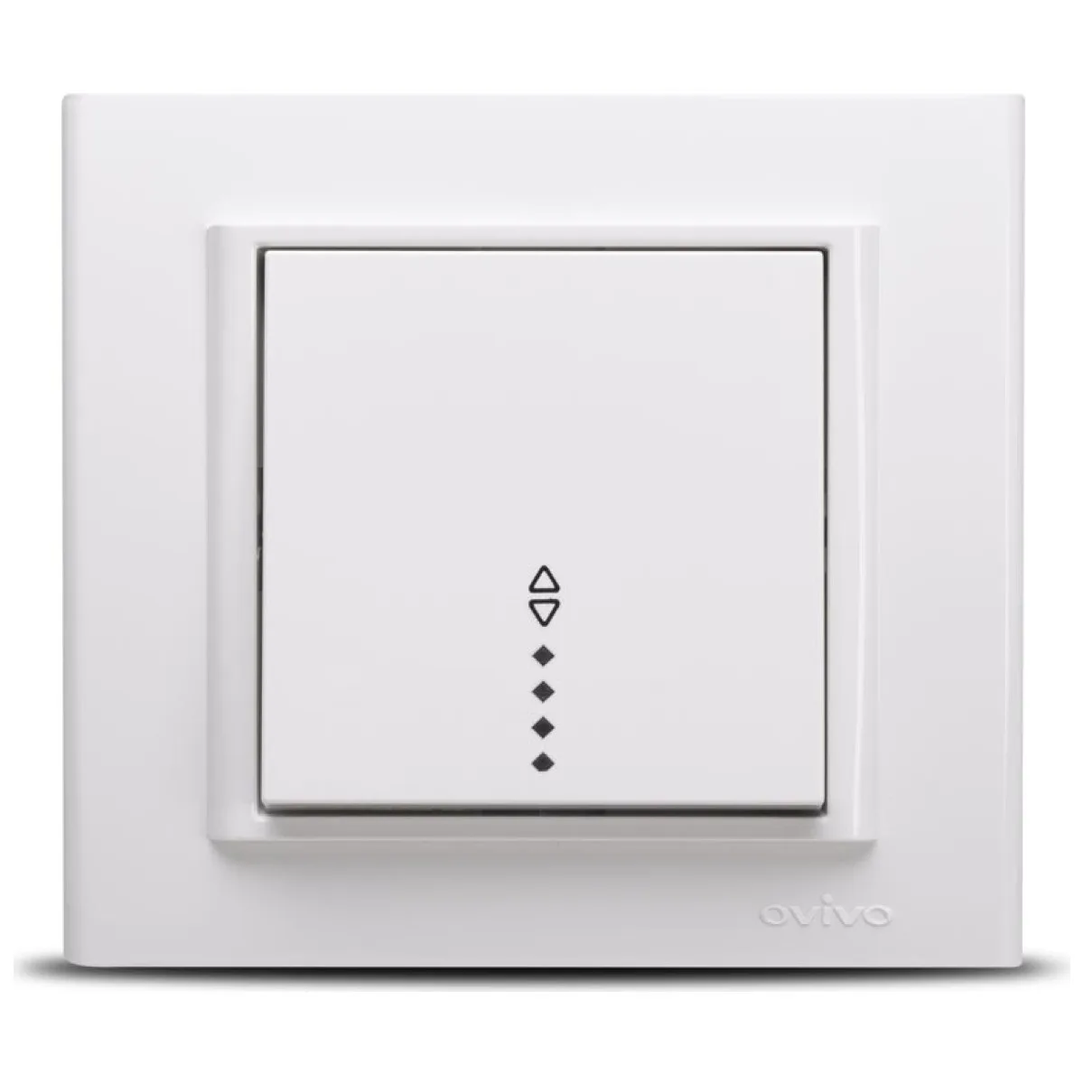 Intrerupator cap scara 10A cu LED alb, gama Mina Ovivo