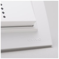 Intrerupator cap scara 10A cu LED alb, gama Mina Ovivo - detaliu