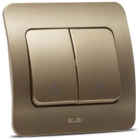 Intrerupator cap scara 10A titan Jazz Elbi - vedere laterala