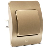 Intrerupator simplu 10A titan, gama Jazz - Elbi - detaliu