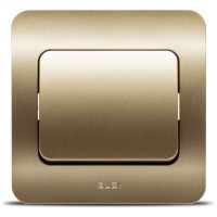 Intrerupator simplu 10A titan, gama Jazz - Elbi - ambalaj