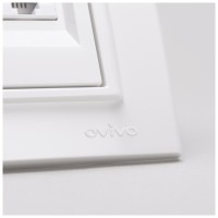 Priza date RJ45 dubla UTP Cat 6 alb Mina - Ovivo - ambalaj