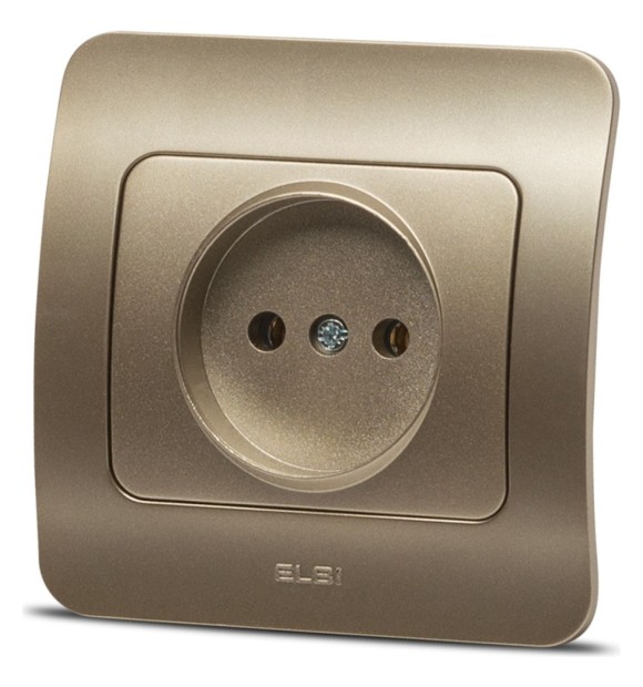 Priza fara contact de protectie 16A titan, gama Jazz