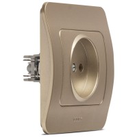 Priza fara contact de protectie 16A titan, gama Jazz - detaliu