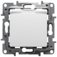 Priza Schuko cu capac 16A alba Salbei - Legrand