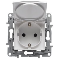 Priza Schuko cu capac 16A alba Salbei - Legrand - imagine 7