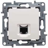Priza date RJ45 Cat 6 UTP alb Salbei - Legrand - detaliu