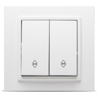 Intrerupator cap scara 10A alb mat Zena - Elbi