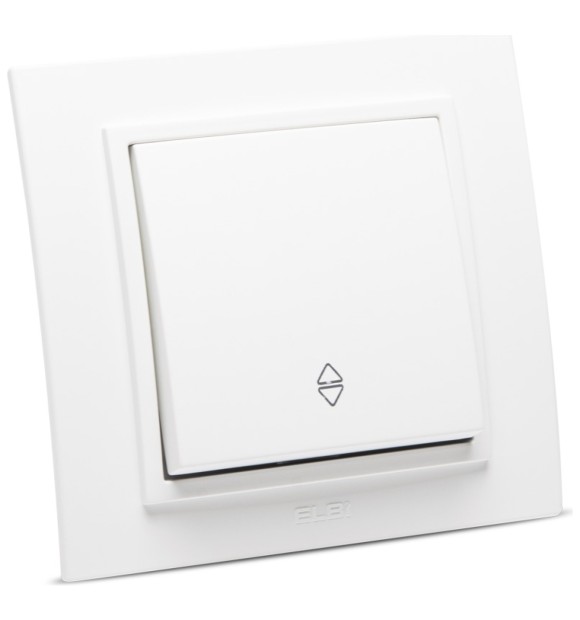 Intrerupator cap scara 10A alb mat, gama Zena