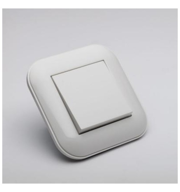 Intrerupator simplu 10A alb, gama Loft - Ovivo