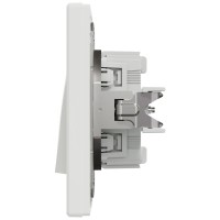 Intrerupator dublu cap scara 10A alb Asfora Schneider - imagine 5