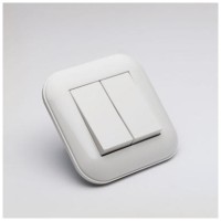 Comutator 10A alb, gama Loft - Ovivo