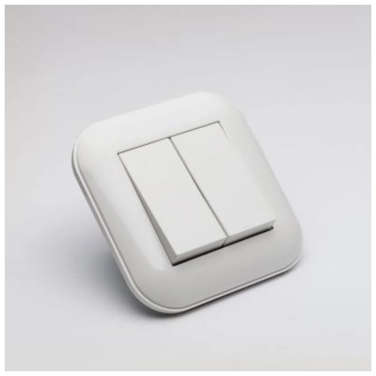 Comutator 10A alb, gama Loft - Ovivo