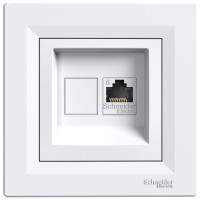 Priza date RJ45 Cat6 UTP, alb, gama Asfora - Schneider